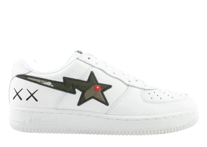 A Bathing Ape Bape Sta Low KAWS Gray Camo - FS-001 441
